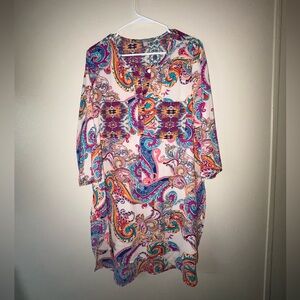 Valerie Stevens Tunic Blouse XL
